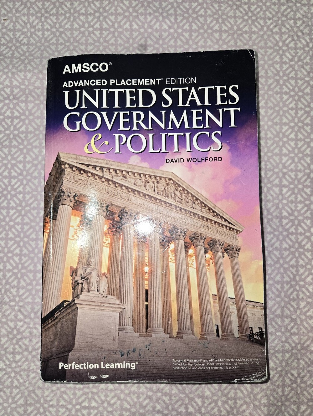 United states government and politics by David Wolfford Book